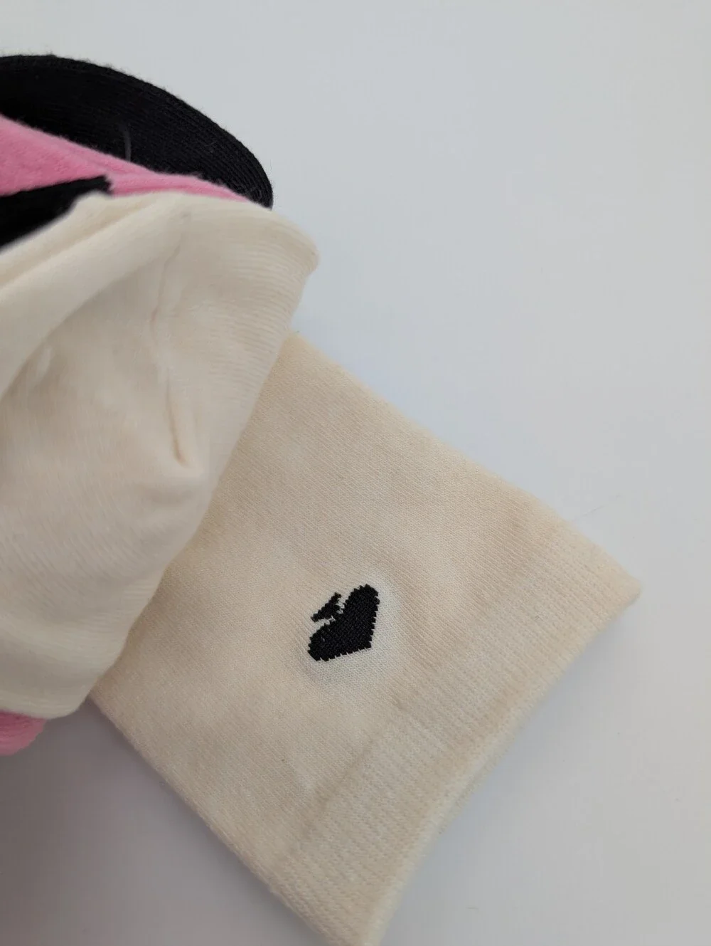 Kate Spade New York 3 Pack Set Crew Socks One Size Black Polka Dot/ Pink / Ivory